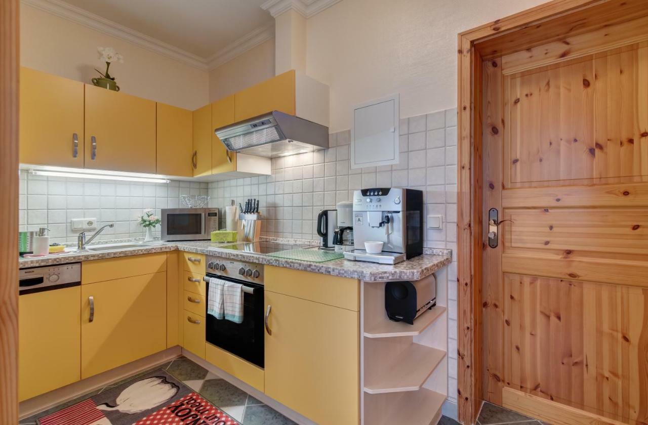 ゼーバート・ヘリングスドルフHaus Am Waldアパートメント エクステリア 写真